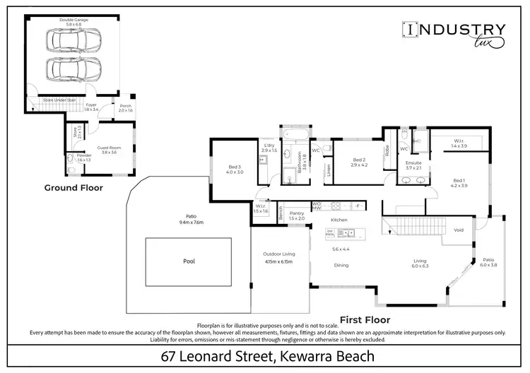 Floorplan of Homely house listing, 67 Leonard Street, Kewarra Beach QLD 4879