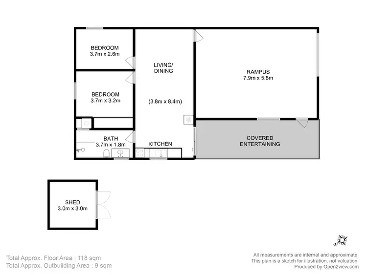 Floorplan of Homely house listing, 21 Anbria Drive, White Beach TAS 7184