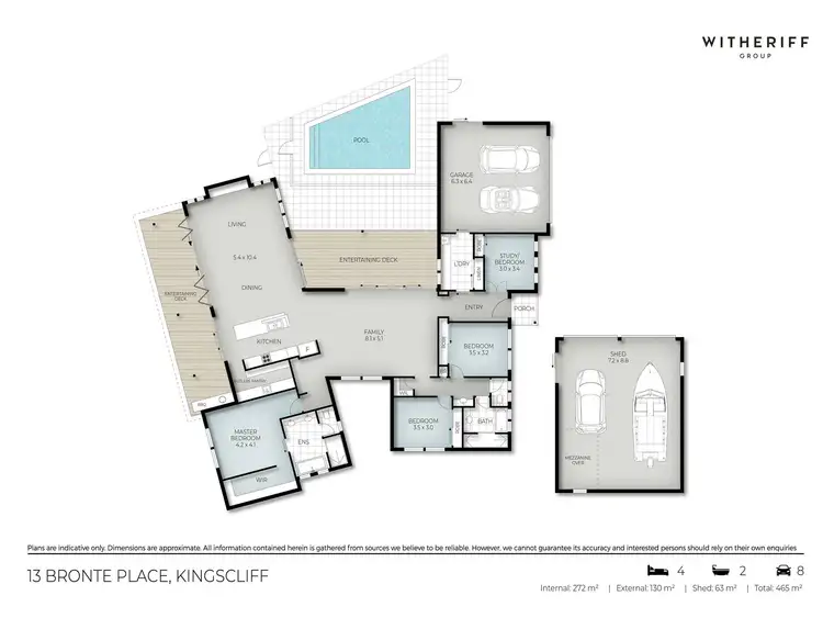 Floorplan of Homely house listing, 13 Bronte Place, Kingscliff NSW 2487