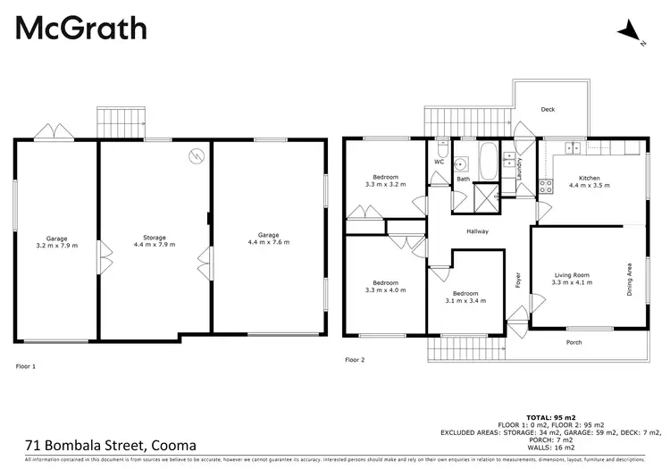 Floorplan of Homely house listing, 71 Bombala Street, Cooma NSW 2630