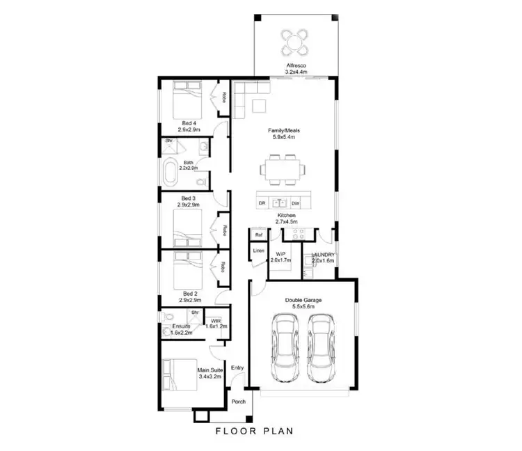 Floorplan of Homely house listing, Address available on request
