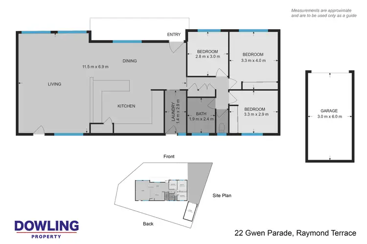 Floorplan of Homely house listing, 22 Gwen Parade, Raymond Terrace NSW 2324