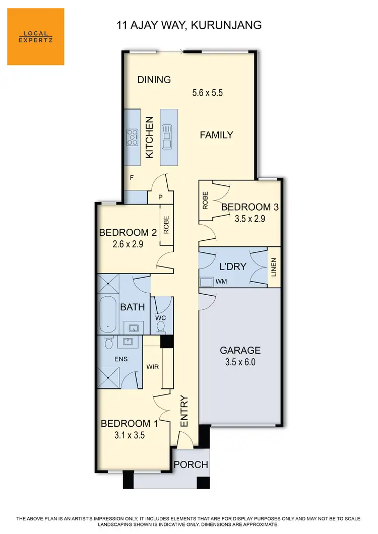 Floorplan of Homely house listing, 11 Ajay Way, Kurunjang VIC 3337