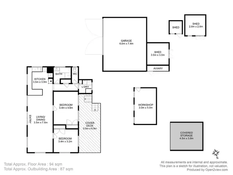 Floorplan of Homely house listing, 332 Carlton Beach Road, Carlton TAS 7173