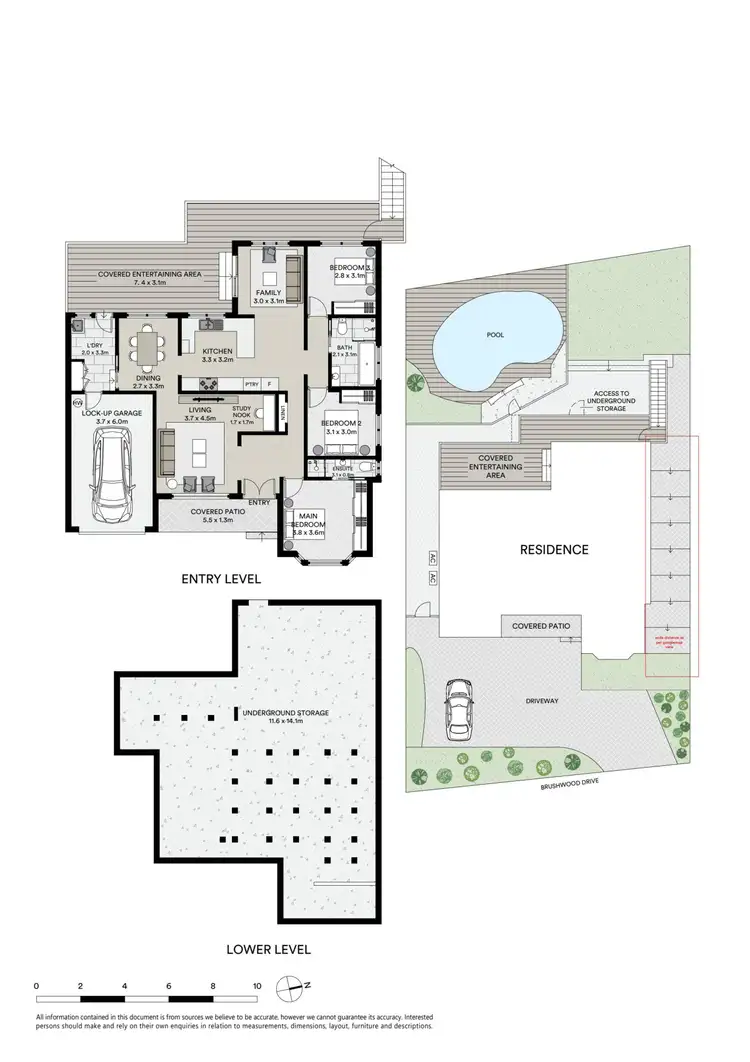 Floorplan of Homely house listing, 14 Brushwood Drive, Alfords Point NSW 2234