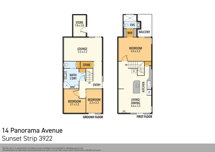Floorplan of Homely house listing, 14 Panorama Avenue, Sunset Strip VIC 3922