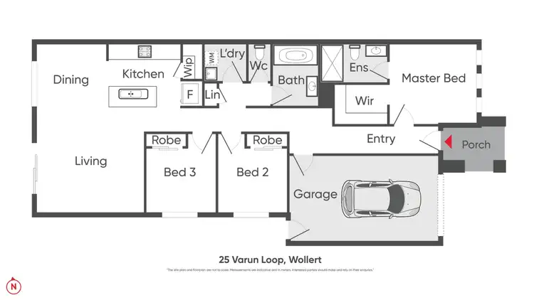 Floorplan of Homely house listing, 25 Varun Loop, Wollert VIC 3750