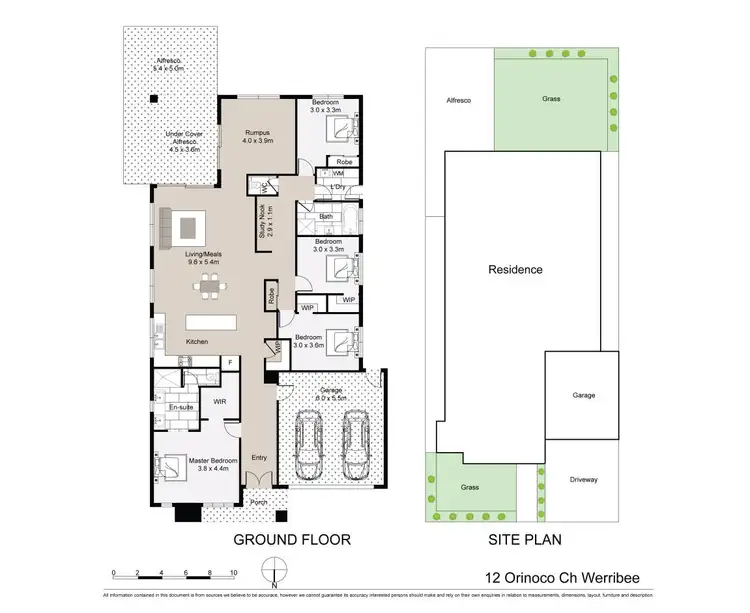 Floorplan of Homely house listing, 12 Orinoco Chase, Werribee VIC 3030