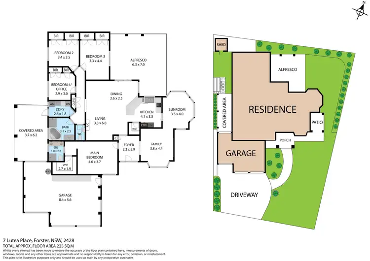 Floorplan of Homely house listing, 7 Lutea Place, Forster NSW 2428