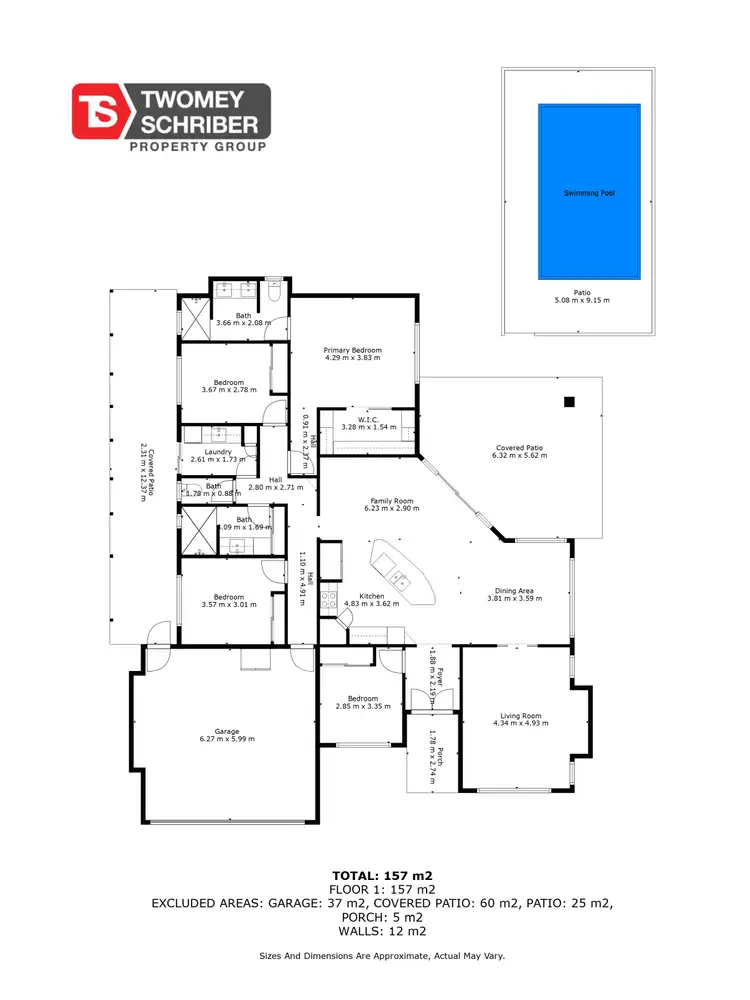 Floorplan of Homely house listing, 6 Densmore Close, Bentley Park QLD 4869