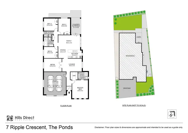 Floorplan of Homely house listing, 7 Ripple Crescent, The Ponds NSW 2769