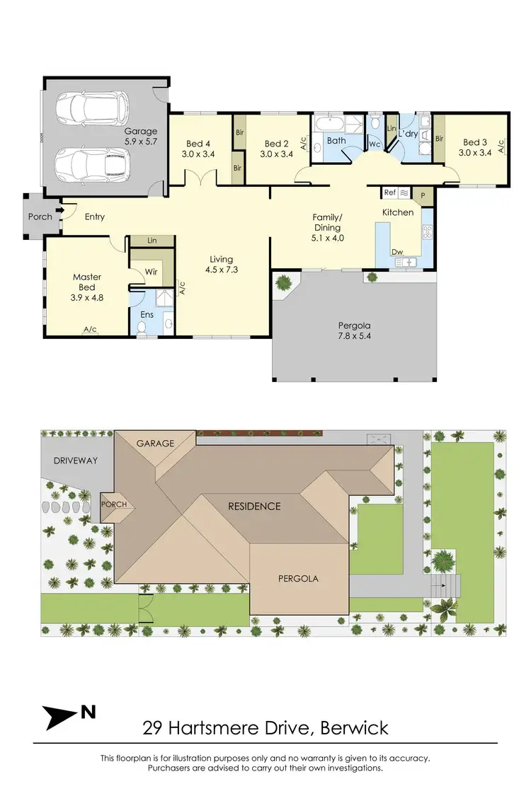 Floorplan of Homely house listing, 29 Hartsmere Drive, Berwick VIC 3806