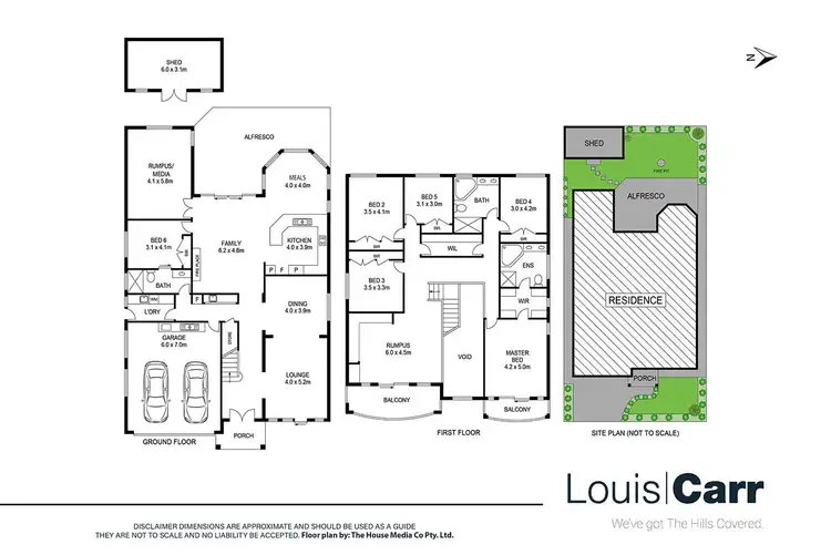 Floorplan of Homely house listing, 5 Honeyeater Crescent, Beaumont Hills NSW 2155