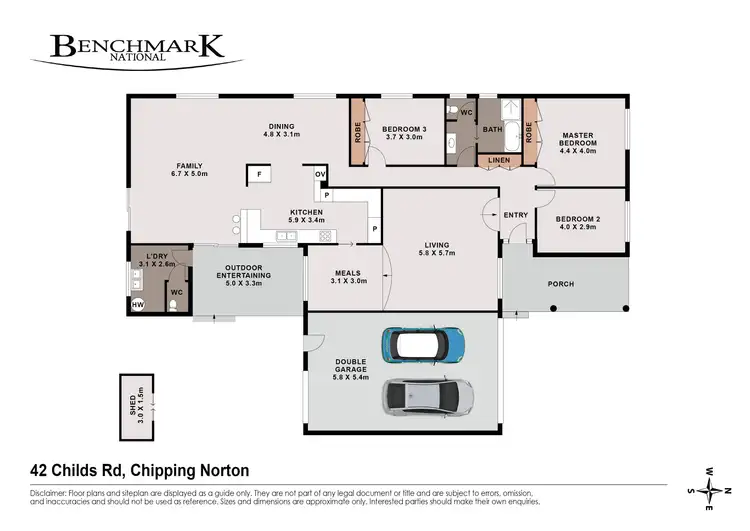 Floorplan of Homely house listing, 42 Childs Road, Chipping Norton NSW 2170