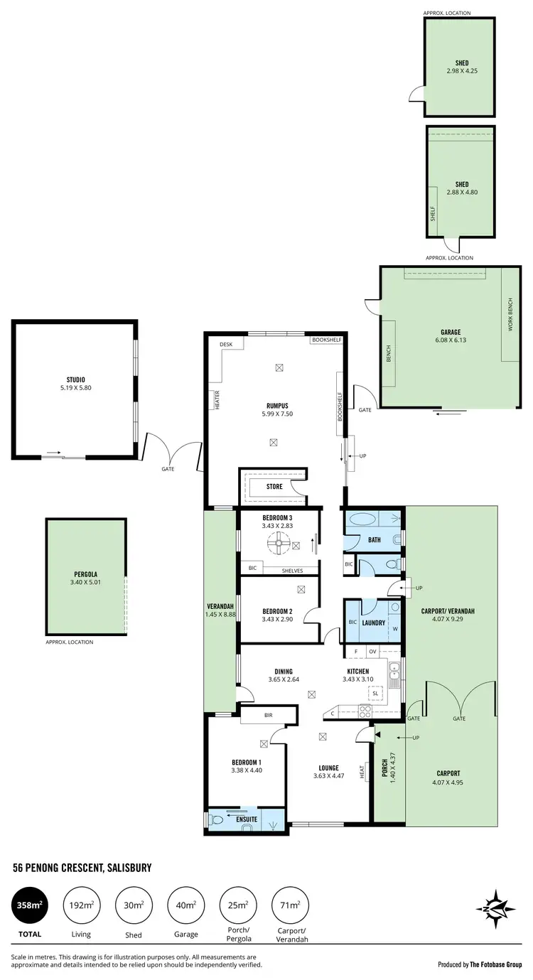 Floorplan of Homely house listing, 56 Penong Crescent, Salisbury North SA 5108