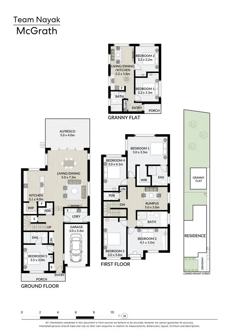 Floorplan of Homely semi-detached listing, 51A Lower Mount Street, Wentworthville NSW 2145
