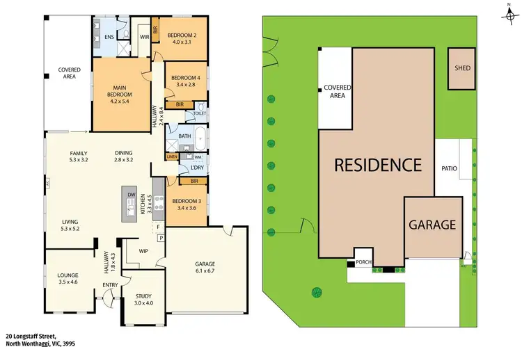 Floorplan of Homely house listing, 20 Longstaff Street, North Wonthaggi VIC 3995