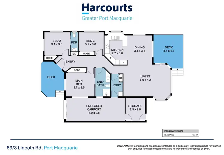 Floorplan of Homely retirement listing, 89/3 Lincoln Road, Port Macquarie NSW 2444
