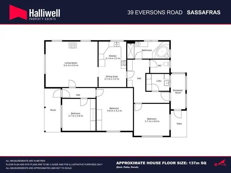 Floorplan of Homely house listing, 39 Eversons Road, Sassafras TAS 7307