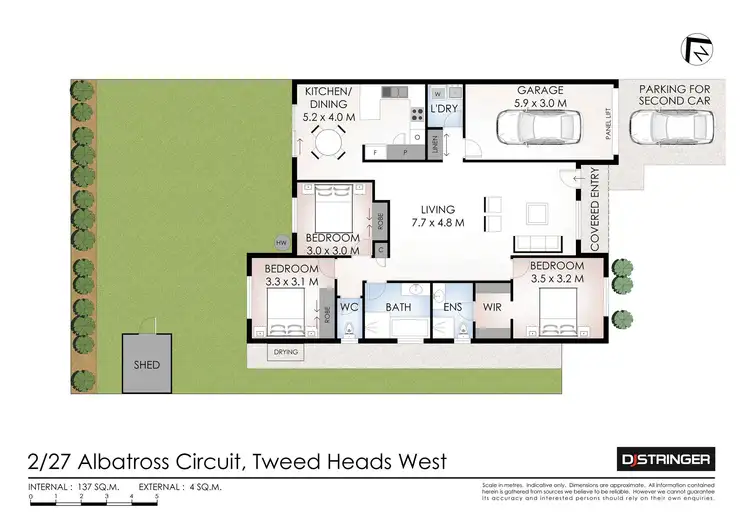 Floorplan of Homely house listing, 2/27 Albatross Circuit, Tweed Heads West NSW 2485