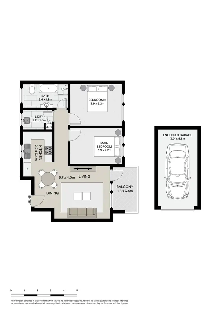 Floorplan of Homely apartment listing, 9/20-22 Queens Road, Brighton-Le-Sands NSW 2216