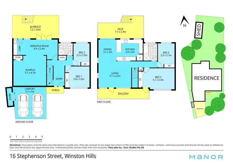 Floorplan of Homely house listing, 16 Stephenson Street, Winston Hills NSW 2153