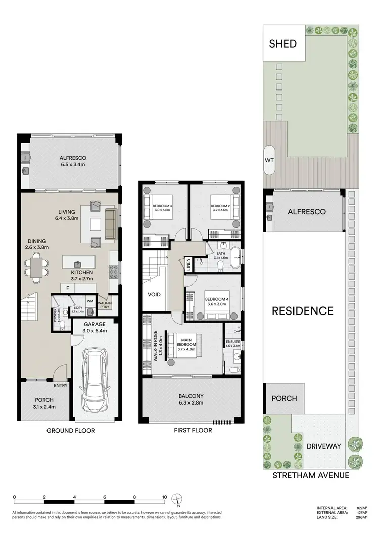 Floorplan of Homely semi-detached listing, 2B Stretham Avenue, Picnic Point NSW 2213