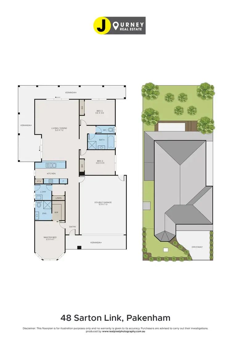 Floorplan of Homely house listing, 48 Sarton Link, Pakenham VIC 3810