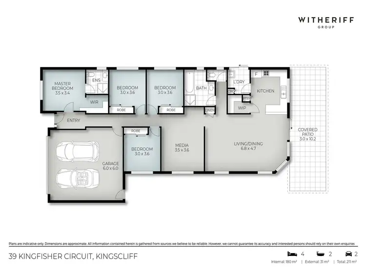 Floorplan of Homely house listing, 39 Kingfisher Circuit, Kingscliff NSW 2487