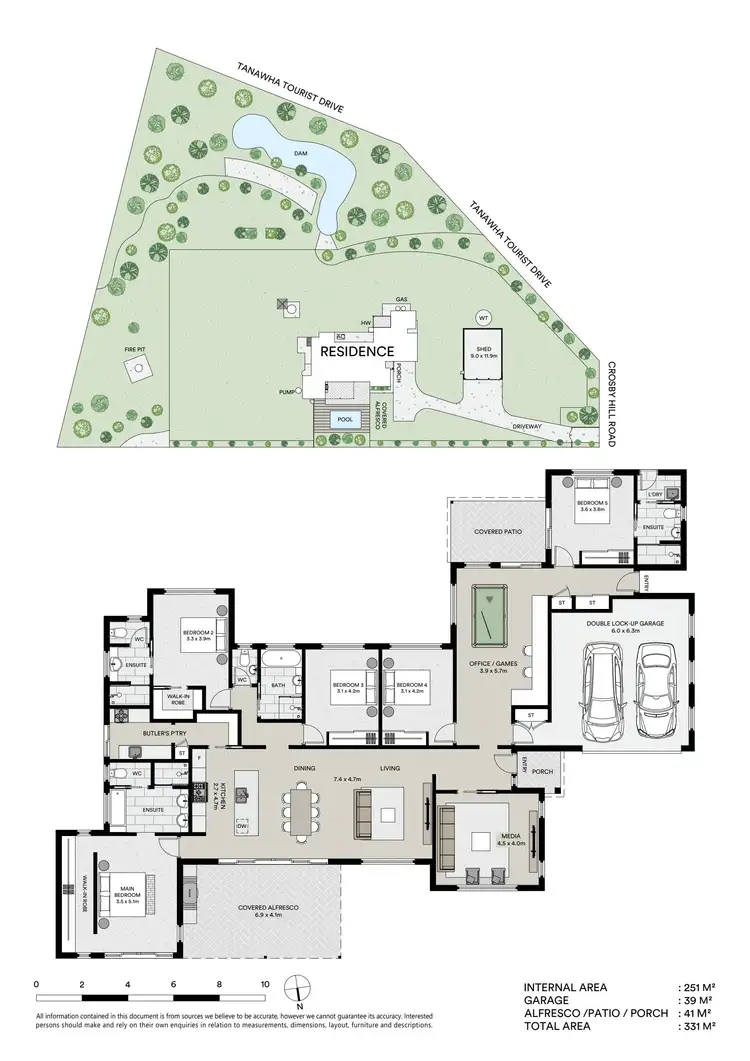 Floorplan of Homely house listing, 191 Crosby Hill Road, Tanawha QLD 4556