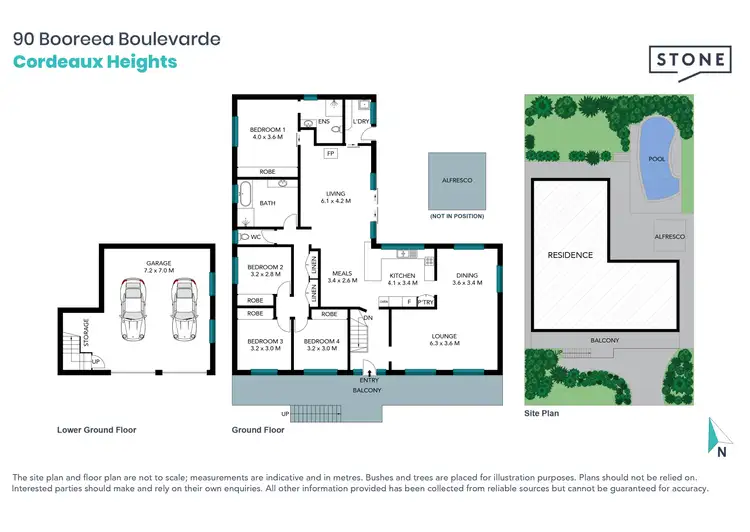 Floorplan of Homely house listing, 90 Booreea Boulevarde, Cordeaux Heights NSW 2526