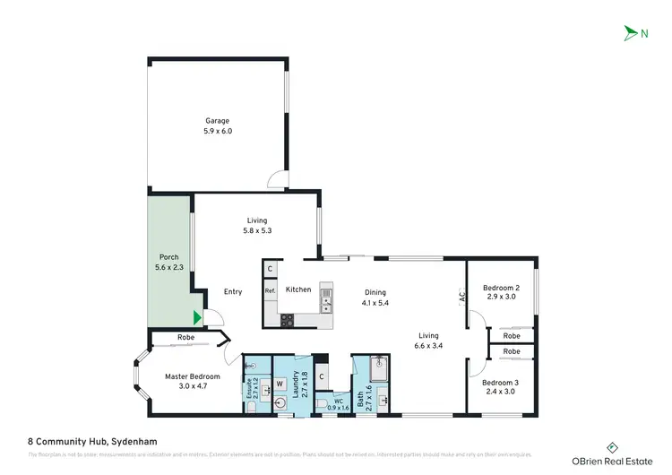 Floorplan of Homely house listing, 8 Community Hub, Sydenham VIC 3037