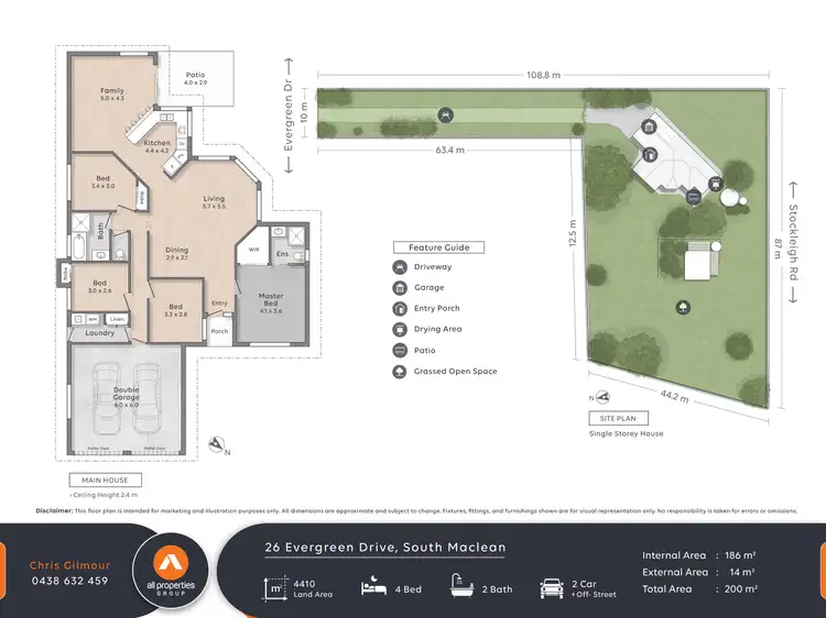 Floorplan of Homely house listing, 26 Evergreen Drive, South Maclean QLD 4280
