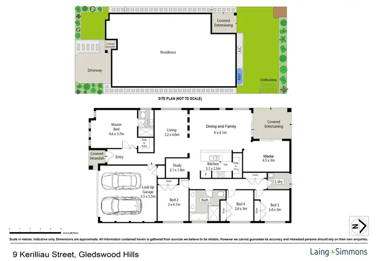 Floorplan of Homely house listing, 9 Kerilliau Street, Gledswood Hills NSW 2557