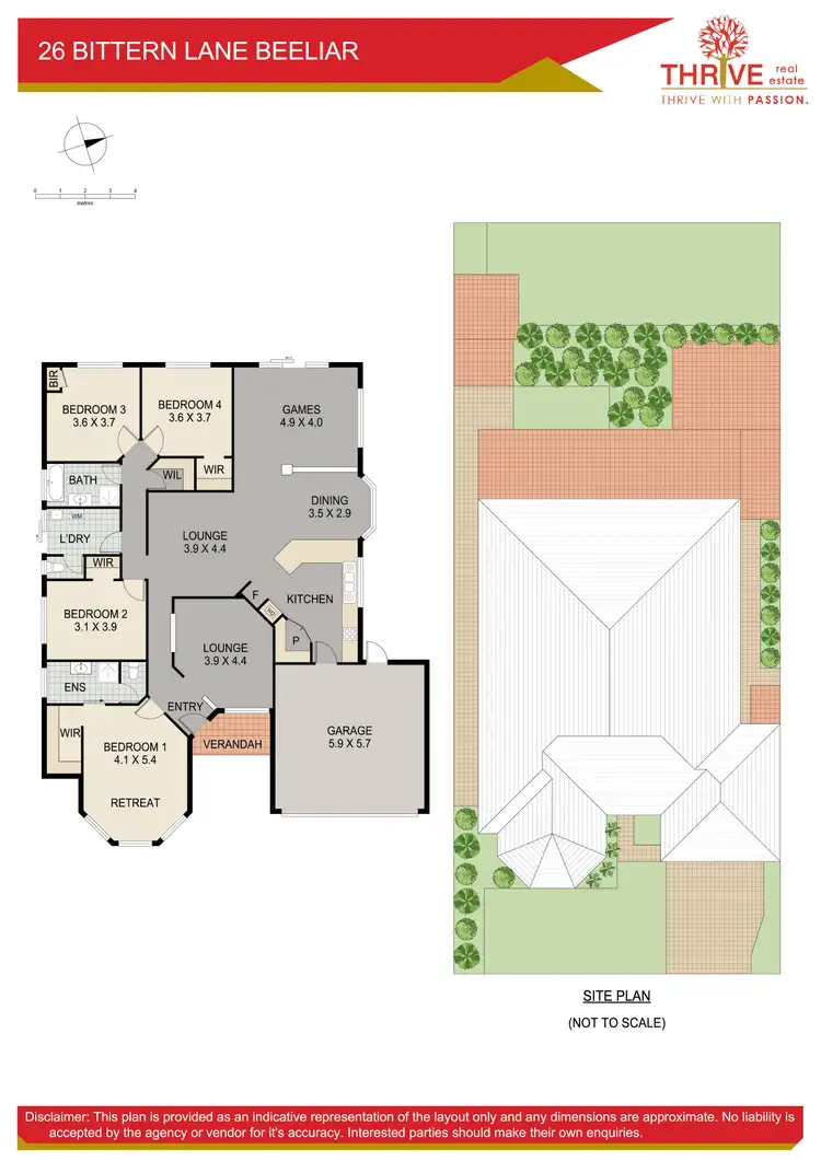 Floorplan of Homely house listing, 26 Bittern Lane, Beeliar WA 6164