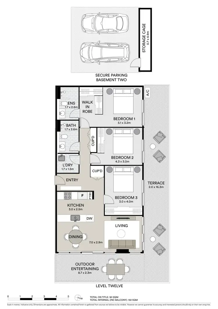 Floorplan of Homely apartment listing, 12073/17 Amalfi Drive, Wentworth Point NSW 2127