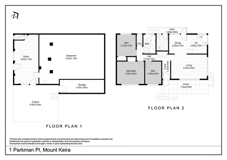 Floorplan of Homely house listing, 1 Parkman Place, Mount Keira NSW 2500