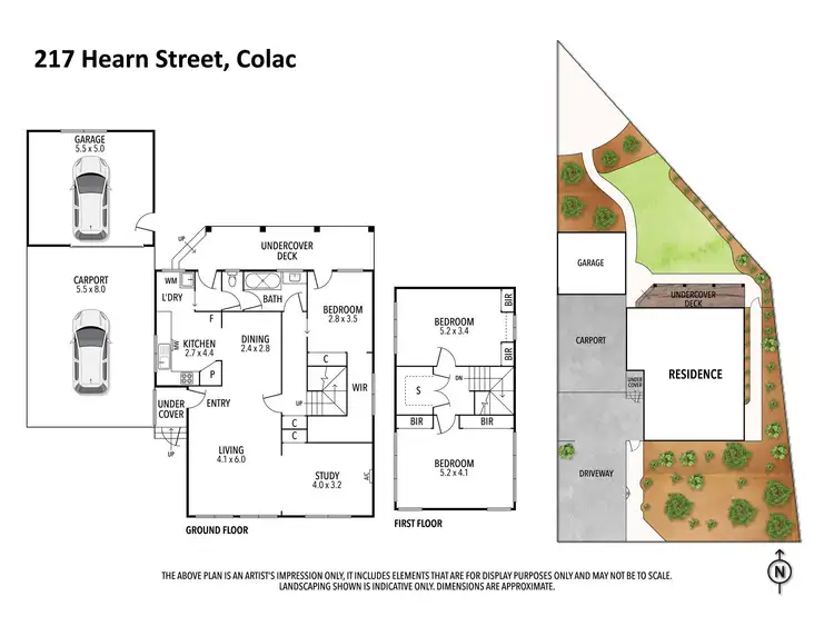 Floorplan of Homely house listing, 217 Hearn Street, Colac VIC 3250