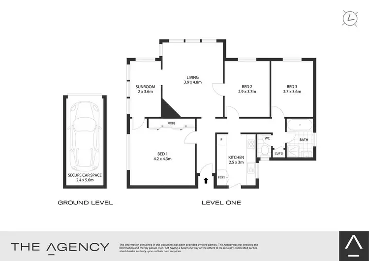 Floorplan of Homely apartment listing, 4/20 Reddall Street, Manly NSW 2095