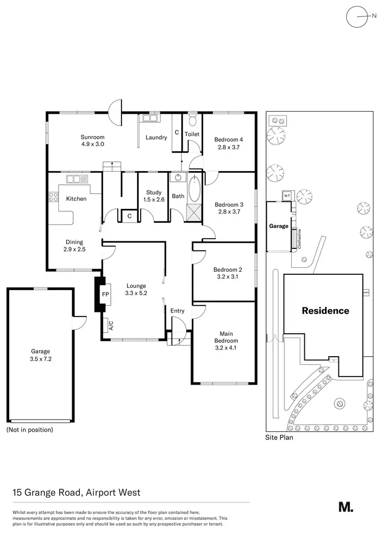 Floorplan of Homely house listing, 15 Grange Road, Airport West VIC 3042