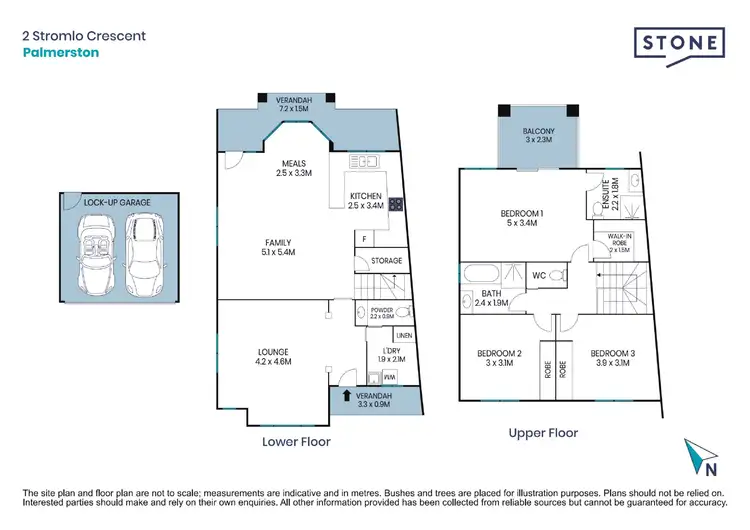 Floorplan of Homely house listing, 2 Stromlo Crescent, Palmerston ACT 2913