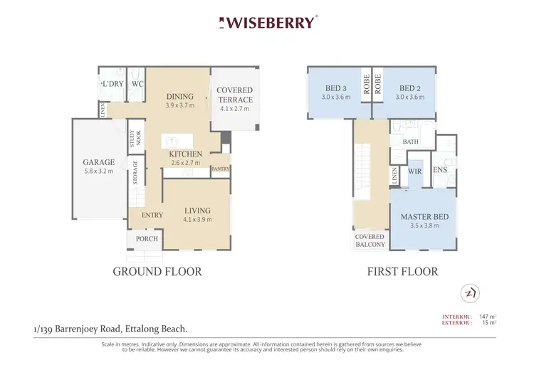 Floorplan of Homely townhouse listing, 1/139 Barrenjoey Road, Ettalong Beach NSW 2257