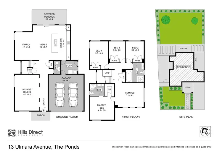 Floorplan of Homely house listing, 13 Ulmara Avenue, The Ponds NSW 2769