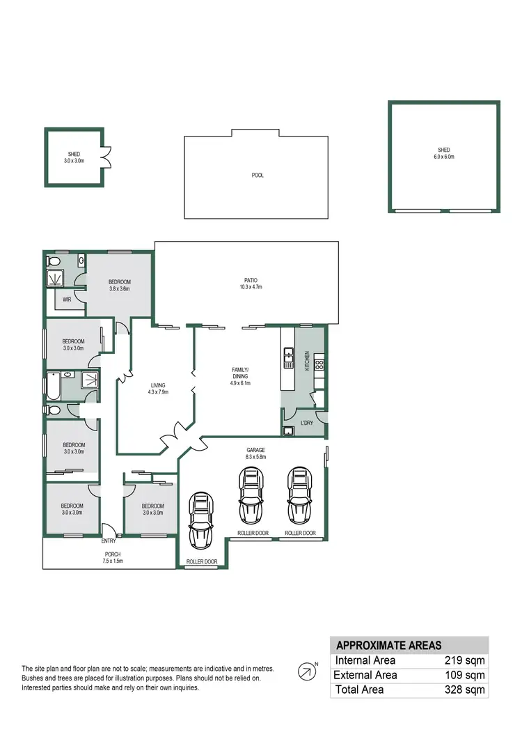 Floorplan of Homely house listing, 53 Georgia Way, Oakhurst QLD 4650