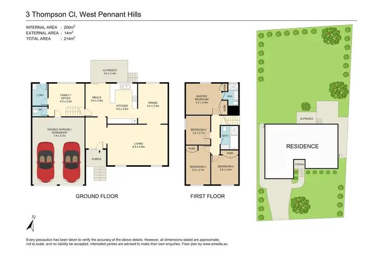 Floorplan of Homely house listing, 3 Thompson Close, West Pennant Hills NSW 2125