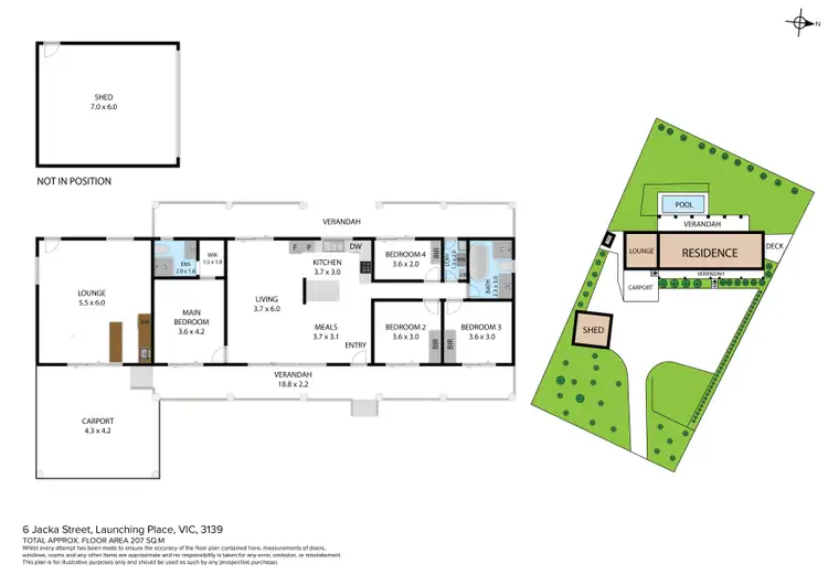 Floorplan of Homely house listing, 6 Jacka Street, Launching Place VIC 3139