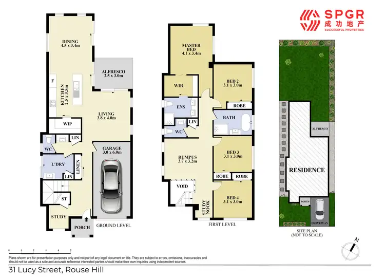 Floorplan of Homely house listing, 31 Lucy Street, Rouse Hill NSW 2155
