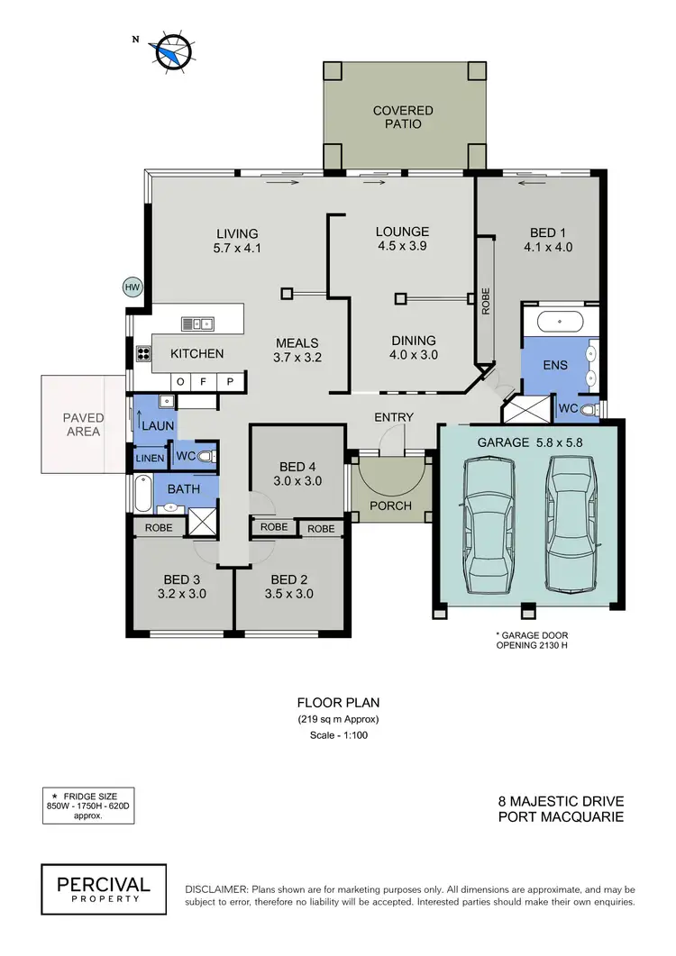 Floorplan of Homely house listing, 8 Majestic Drive, Port Macquarie NSW 2444