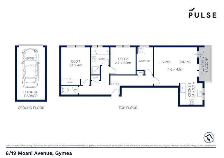Floorplan of Homely unit listing, 8/19-21 Moani Avenue, Gymea NSW 2227