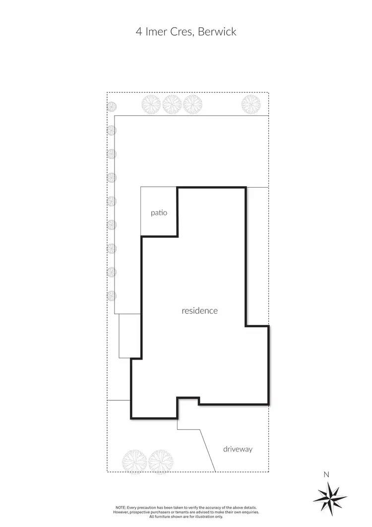 Floorplan of Homely house listing, 4 Imer Crescent, Berwick VIC 3806